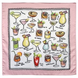 Cocktails Pink scarf