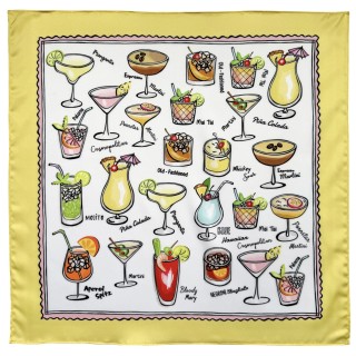 Cocktails yellow scarf