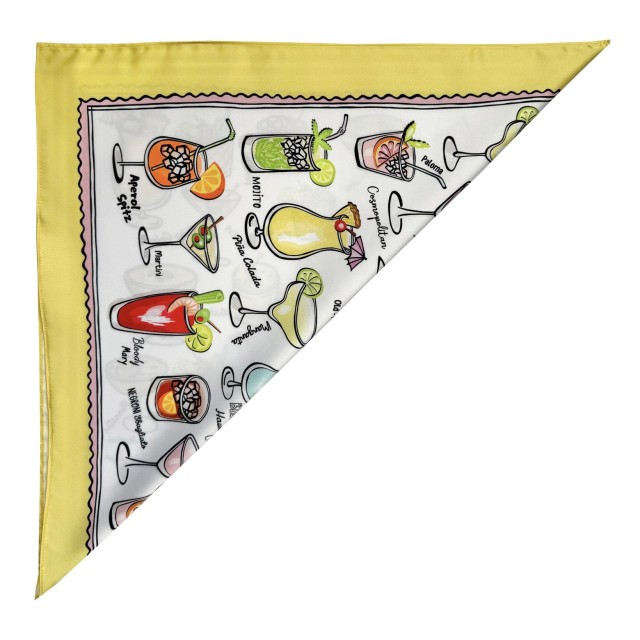 Cocktails yellow scarf