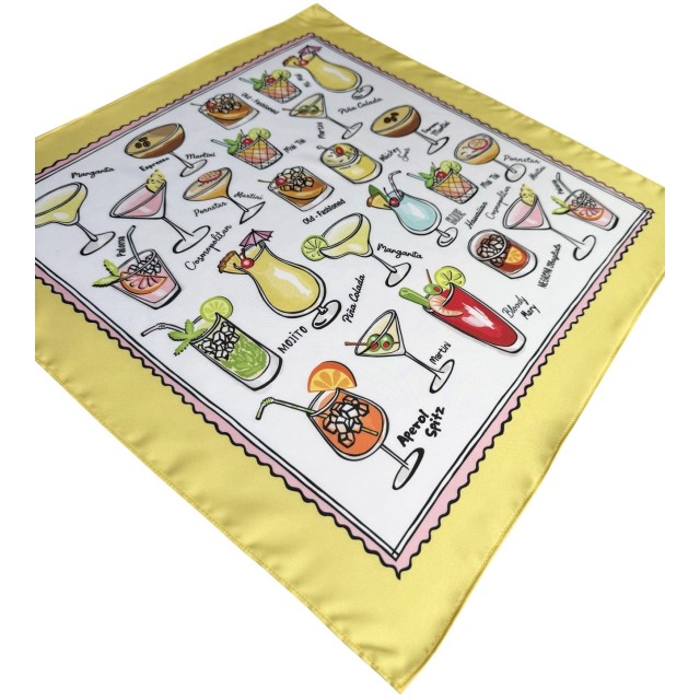 Cocktails yellow scarf