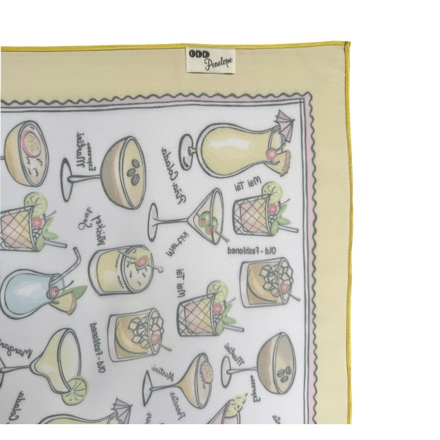 Cocktails yellow scarf