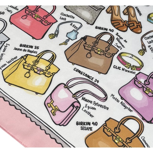 Kelly or Birkin? /pink scarf