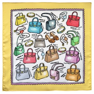 Kelly or Birkin? /yellow scarf
