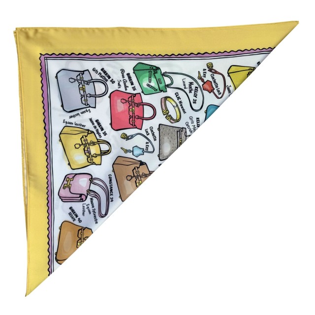Kelly or Birkin? /yellow scarf