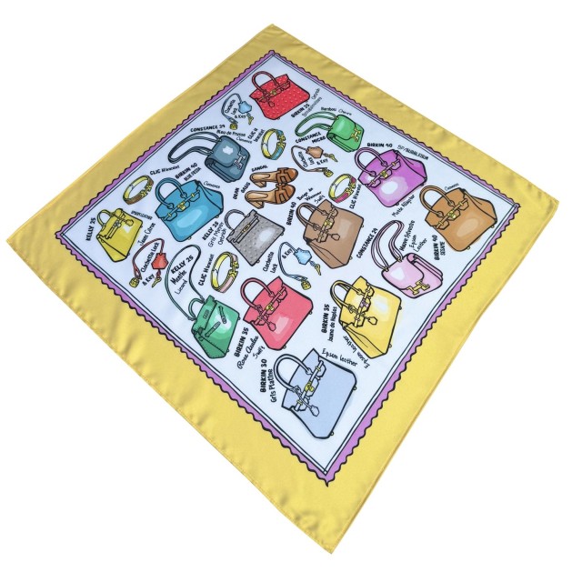 Kelly or Birkin? /yellow scarf