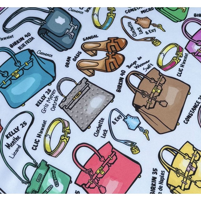 Kelly or Birkin? /yellow scarf