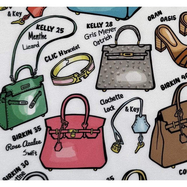 Kelly or Birkin? /green scarf