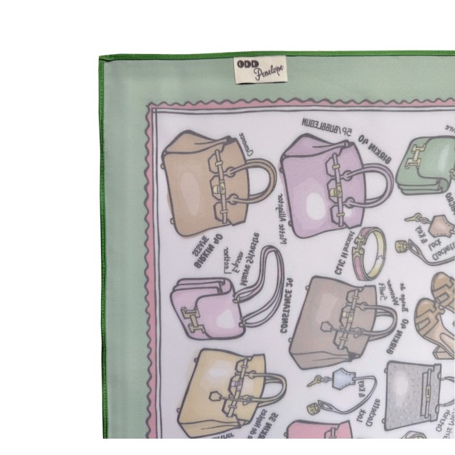 Kelly or Birkin? /green scarf