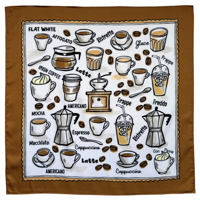 Coffeeholic scarf
