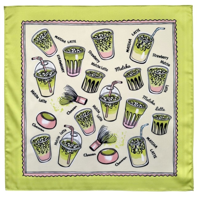 Matcha Latte /green scarf