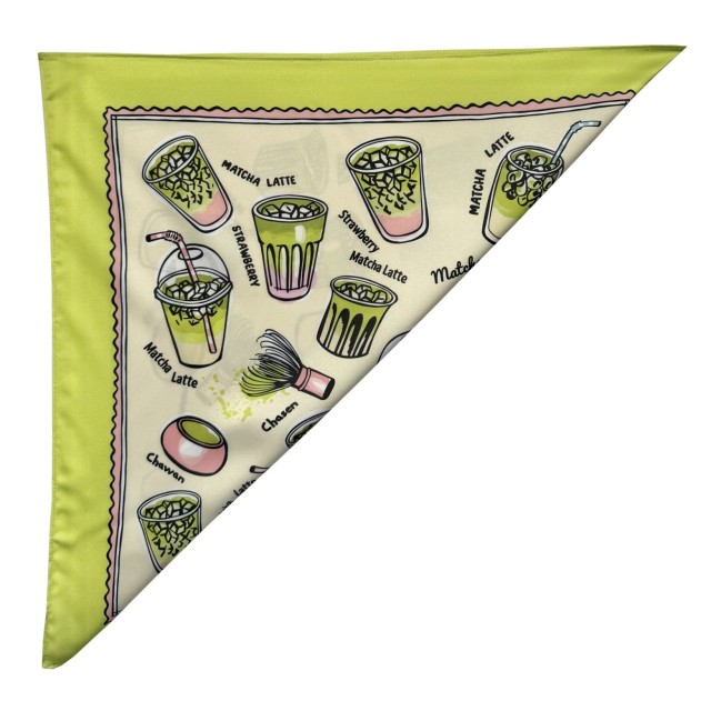 Matcha Latte /green scarf