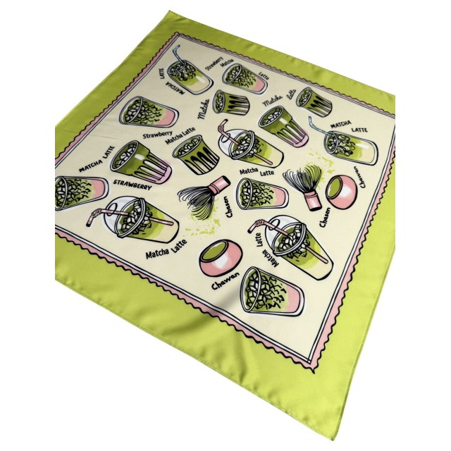 Matcha Latte /green scarf