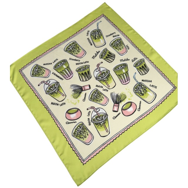 Matcha Latte /green scarf