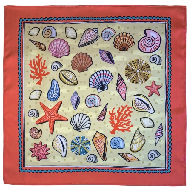 Beach Sand Shells Scarf