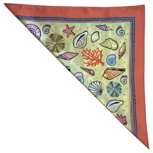 Beach Sand Shells Scarf