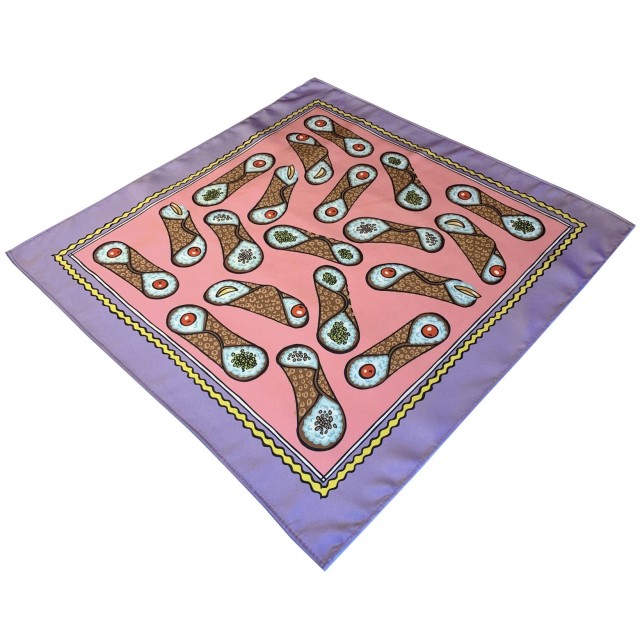 Sicilan Cannoli Scarf (pink)