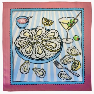 Oysters on ice Scarf