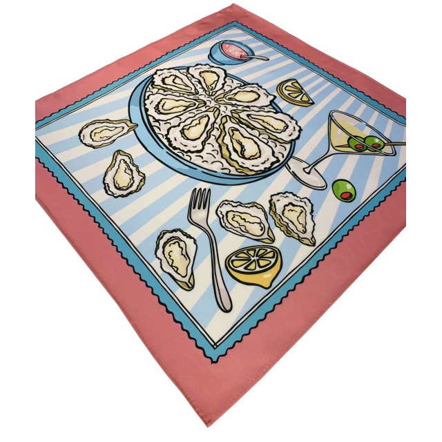 Oysters on ice Scarf