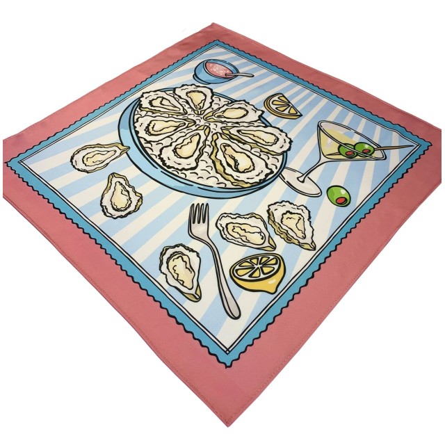 Oysters on ice Scarf