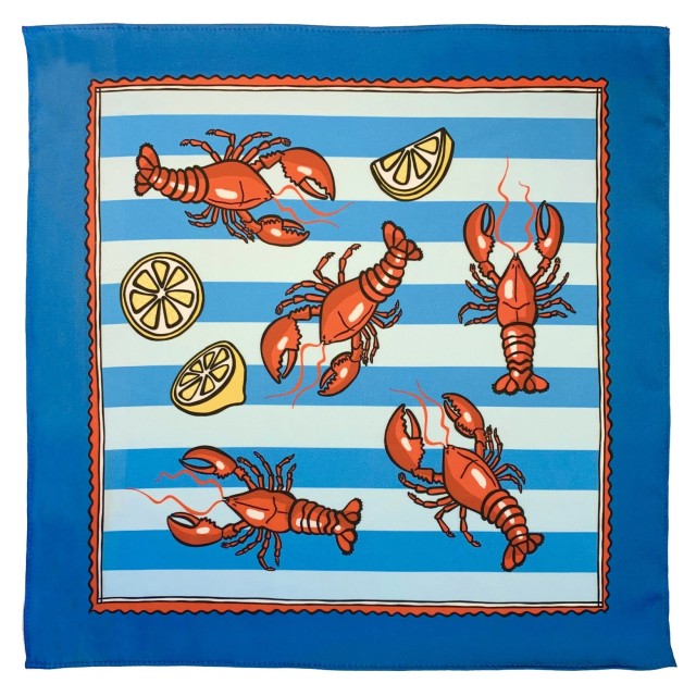Lobsters and Lemons Scarf