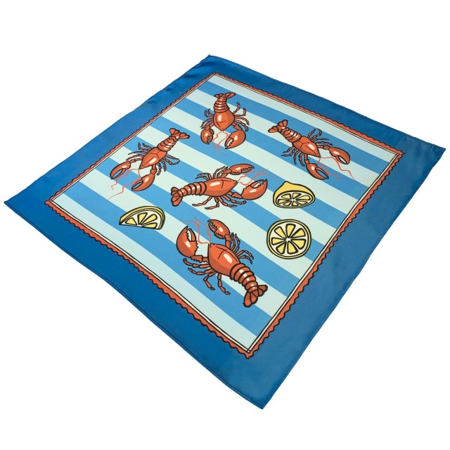 Lobsters and Lemons Scarf