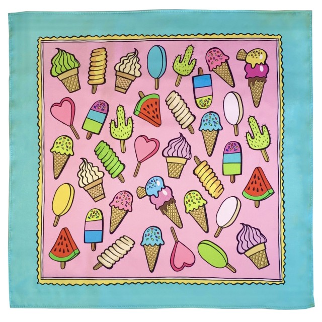 Ice Cream Scarf (green)
