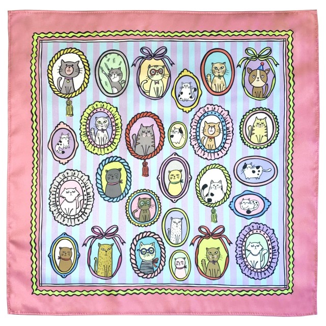 Cats Scarf (pink)