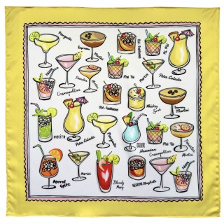 Cocktails yellow scarf