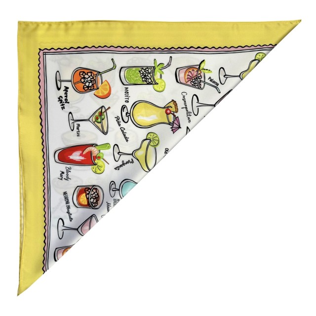 Cocktails yellow scarf