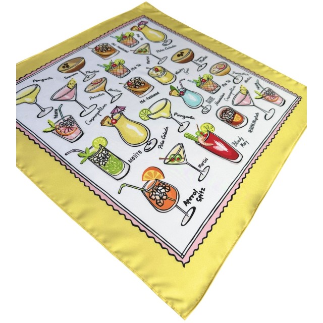 Cocktails yellow scarf