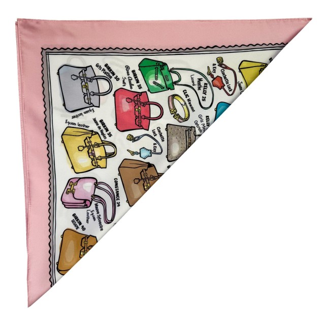 Kelly or Birkin? /pink scarf