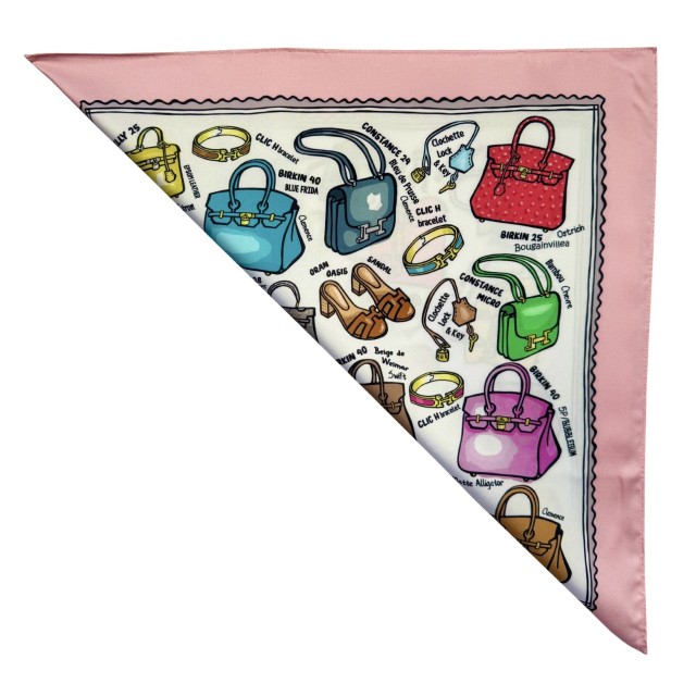 Kelly or Birkin? /pink scarf