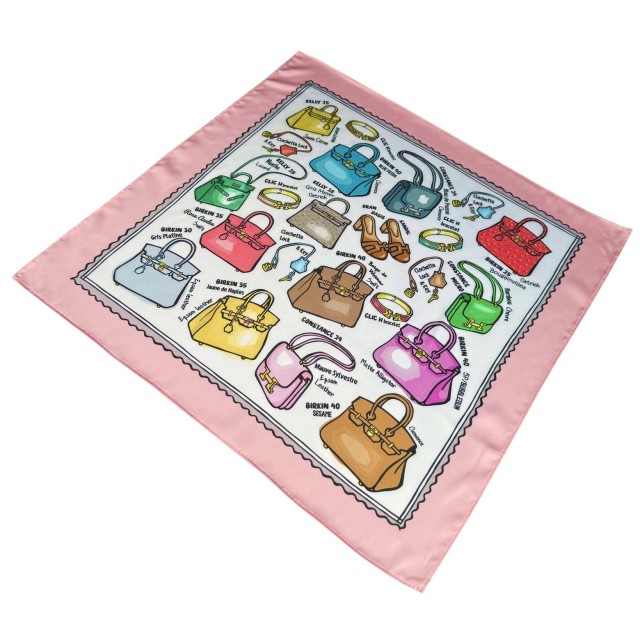 Kelly or Birkin? /pink scarf