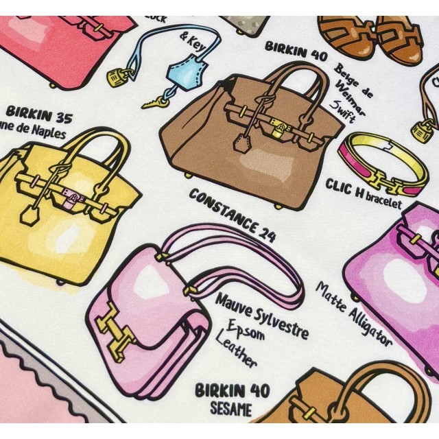 Kelly or Birkin? /pink scarf