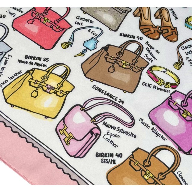 Kelly or Birkin? /pink scarf