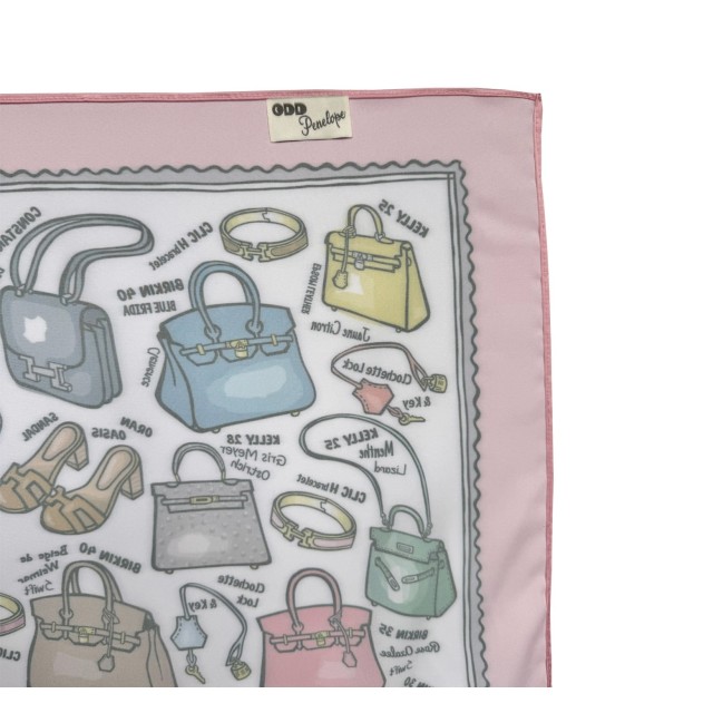 Kelly or Birkin? /pink scarf