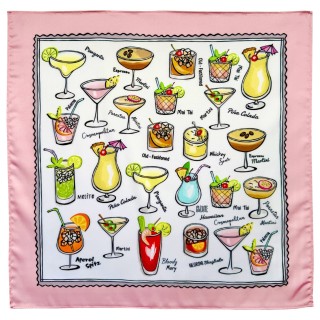 Cocktails Pink scarf