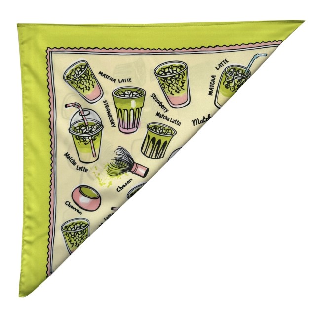 Matcha Latte /green scarf