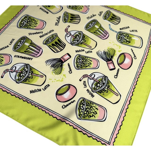 Matcha Latte /green scarf