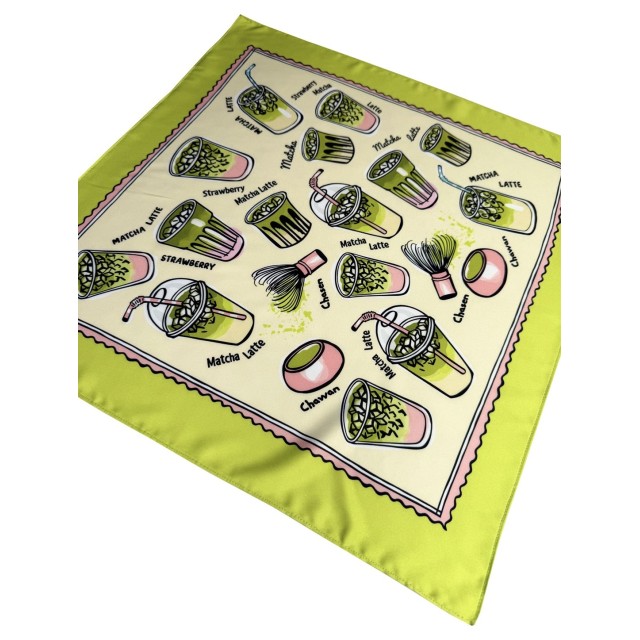 Matcha Latte /green scarf