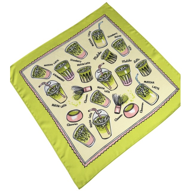 Matcha Latte /green scarf