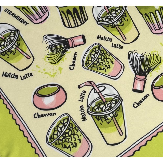 Matcha Latte /green scarf