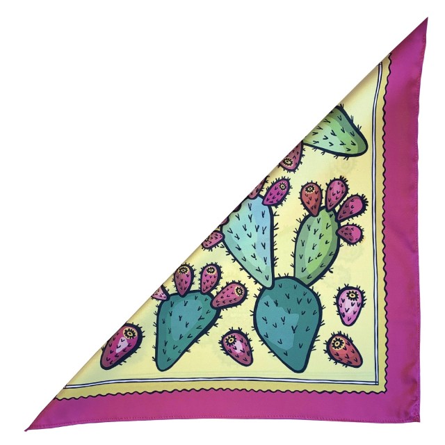 Cactus Fig Scarf (yellow)