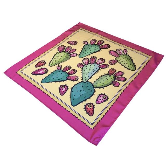 Cactus Fig Scarf (yellow)