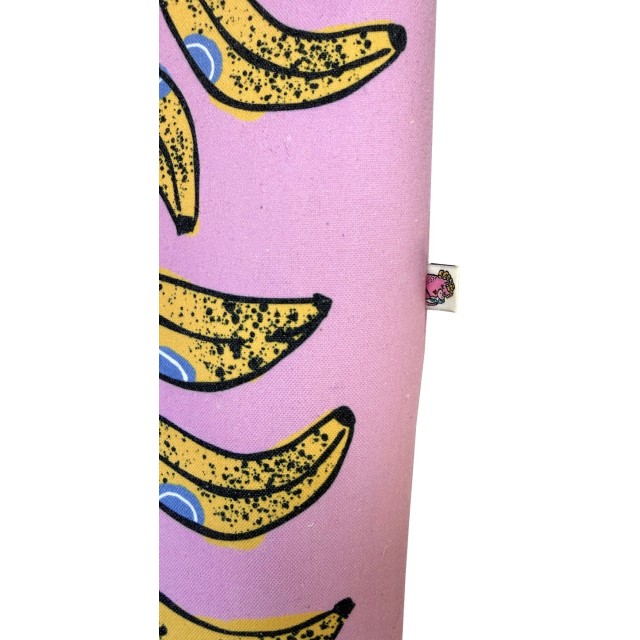 Banana textile tote bag