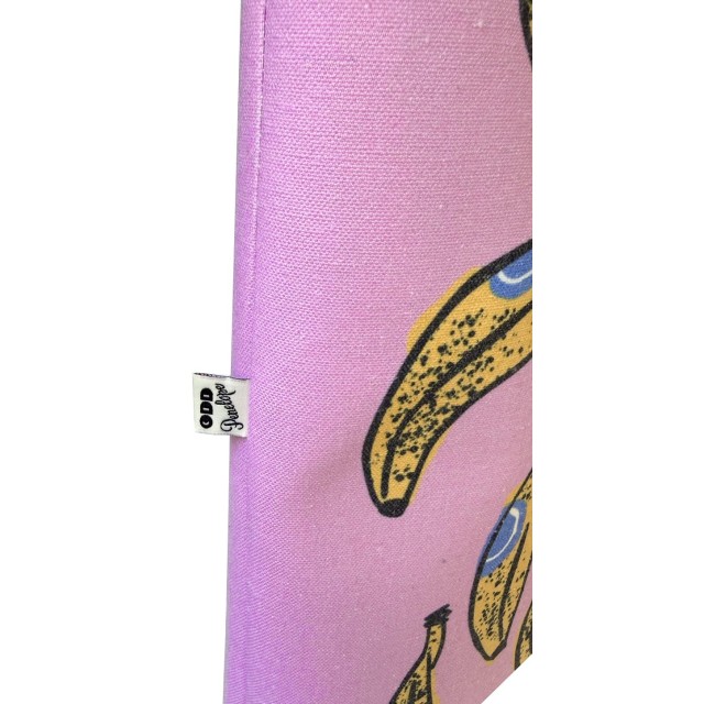 Banana textile tote bag