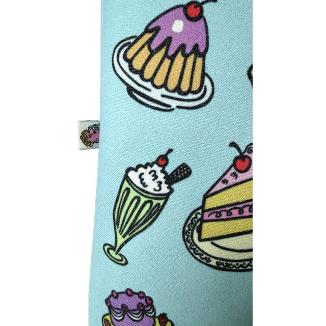 Cakes textile tote bag
