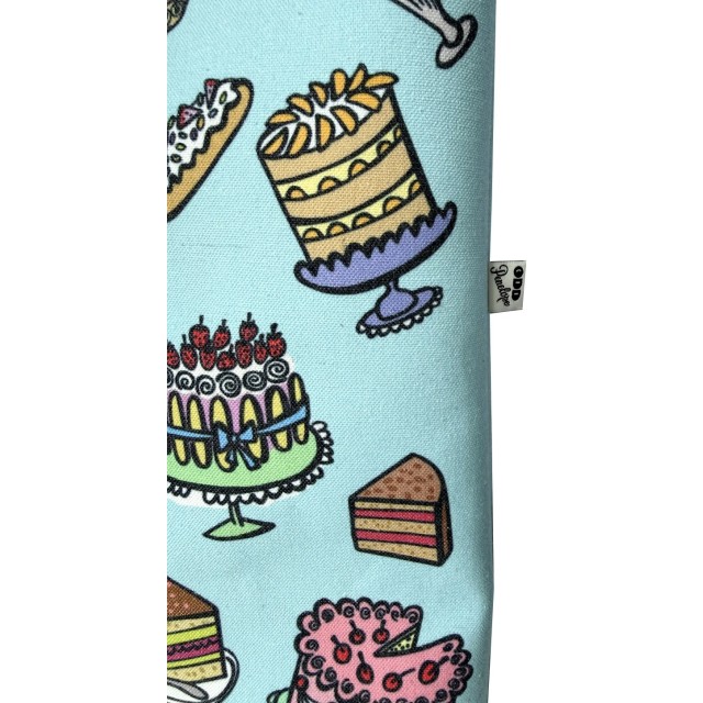 Cakes textile tote bag