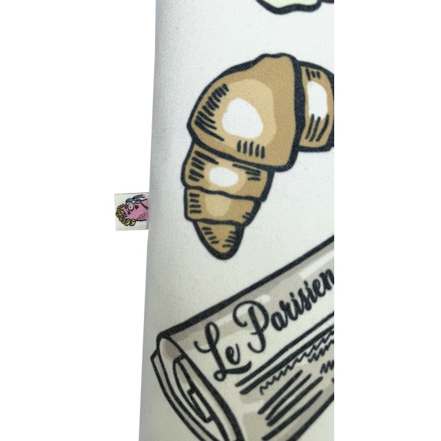 Parisian textile tote bag