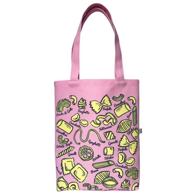 Pasta textile tote bag